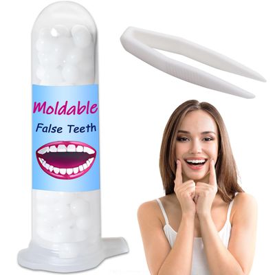 Tooth Filling Repair Kit,Dental Temporary Tooth Filling for Missing Broken Tooth Moldable Fake Teeth10ml