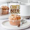 18pcs Gold Glitter Dessert Cupcake Topper Pick for Cheer Beer Happy Festival Traditional Oktoberfest Festival Theme Decor Supplies Men Women Happy Birthday Decorations view 2
