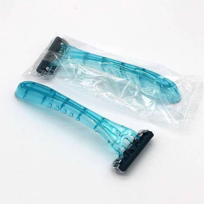 7g Disposable Reused Hotel Travel Beauty Hair Remover 2layer Blade Razor Personal Care (50)