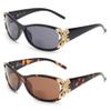 JM 2 Pack Bifocal Reading Sunglasses for Women Fashion Sun Readers Outdoor Reading Glasses UV400 Protection Black & Tortoise +1.25 view 1
