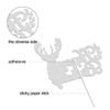 Deer Happy Birthday Cake Topper Brown Glitter Oh Deer Safari Jungle Animal Cake Decorations Wild Animal Theme Birthday Party Supplies for Boys Girls Kids view 3