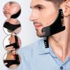Beard Shaping Tool Set - 2Pcs Transparent Comb & Stencil for Men, Essential Barber Accessories for Perfect Grooming view 3