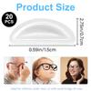 20 PCS Soft Silicone Stick-On Nose Pads for Glasses - Anti-Slip, Universal Fit, Enhances Eyewear Comfort view 2