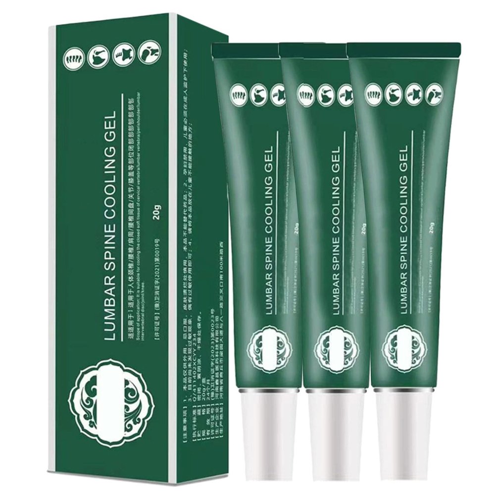 Lumbar Type Cold Compress Gel, Lumbar Spine Cooling Gel (3pcs)