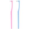 2 Pcs Interspace Toothbrush for Braces Orthodontic Detail Cleaning(Pink,Blue) view 1