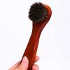 ZEZEFUFU 2PCS Horsehair Brush, Shoe Polish Brush Leather Shoes Boot Cleaning Brush view 3