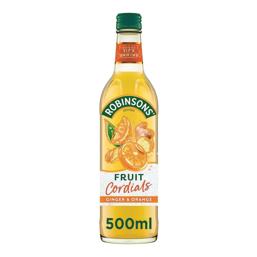 Robinsons Cordials, Ginger and Orange, 500ml