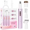 ACWOO Electric Razors for Women, Cordless 4 in 1 Electric Shaver for Women, Rechargeable Painless Lady Razor Bikini Trimmer Wet and Dry Hair Removal for Face Body Legs Underarm Bikini Nose and Eyebrow view 1