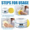 ZEEHXQ Shoe Cleaning Paste, White Shoe Cleaner,Schuhe Reinigungscreme, White Shoe Cleaning Cream,Multifunctional White Shoe Cleaner Shoes Multifunctional Cleaning Cream, Multi-Purpose Cleaning Cream view 3