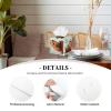 Brown Sloth Printed Tissue Box Cover | Square Leather Tissue Paper Holder for Home Hotel Car Office Decor view 2