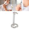 JOROBURO Shaving Razor Stand, Metal Manual Shaving Razor Stand Men Male Razor Holder Grooming Tool Barber Accessories, Razor Holder Stand Fits Most Razors and Brushes view 4