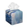 Ocean Sailing Printed Tissue Box Cover | Square Leather Tissue Paper Holder for Home Hotel Car Office Decor view 1