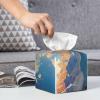 National Park Printed Tissue Box Cover | Square Leather Tissue Paper Holder for Home Hotel Car Office Decor view 4