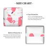 Cartoon Flamingo Pattern Printed Tissue Box Cover | Square Leather Tissue Paper Holder for Home Hotel Car Office Decor view 3