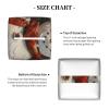 Xmas Snowman Printed Tissue Box Cover | Square Leather Tissue Paper Holder for Home Hotel Car Office Decor view 3