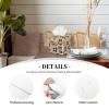 Bone and Footprint Printed Tissue Box Cover | Square Leather Tissue Paper Holder for Home Hotel Car Office Decor view 2