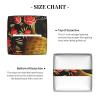 Cute Rooster Chickens Printed Tissue Box Cover | Square Leather Tissue Paper Holder for Home Hotel Car Office Decor view 3