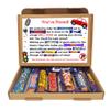 Congratulations on Passing Driving Test - Personalised Chocolate Message Gift Box Letterbox Gift Hug in a Box Chocolate Poem Unique - We/Us view 1