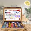 Congratulations on Passing Driving Test - Personalised Chocolate Message Gift Box Letterbox Gift Hug in a Box Chocolate Poem Unique - We/Us view 3