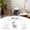 Winter Christmas Snow Night Railway Train Printed Tissue Box Cover | Square Leather Tissue Paper Holder for Home Hotel Car Office Decor view 2