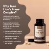 Lions Mane Mushroom Extract Supplement 2000mg | 210 High Strength Vegan Tablets with Black Pepper | High Potency Mushroom + B Vitamins B1-B2-B3-B5-B6 | Support Brain & Mental Performance | Alpha Foods view 2