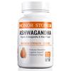 Honor Stone - Organic Ashwagandha with Organic Black Pepper, High Strength 1300mg. 60 Vegan Capsules. Promotes Calm, Relaxation & Cognitive Support. Premium Ashwagandha Root. (Not Gummies or Powder) view 1