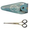 Pro-Kutz Classic Silver Satin Stainless Steel Nose, Beard, Moustache Scissors, 4.5 inches view 2
