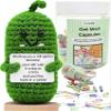 Get Well Soon Gifts - Message Capsule Bottle and Crochet with Card Uplifting Present Basket for Women Men Patients Family Coworker Friends After Surgery Recover Cancer Chemo view 1