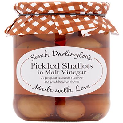 Mrs Darlington's Pickled Shallots in Malt Vinegar - 450g (drained 230g)