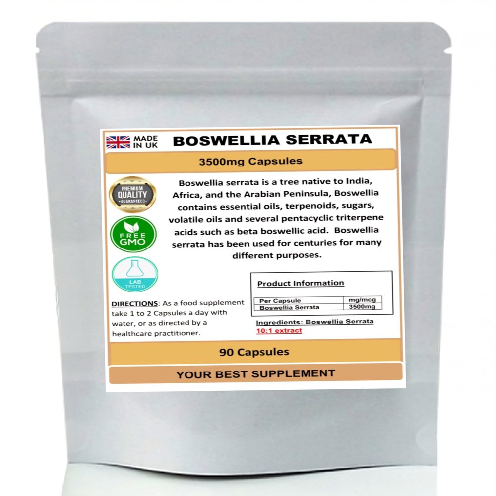 Boswellia Serrata Extract Capsules 3500mg (High Strength) (90)