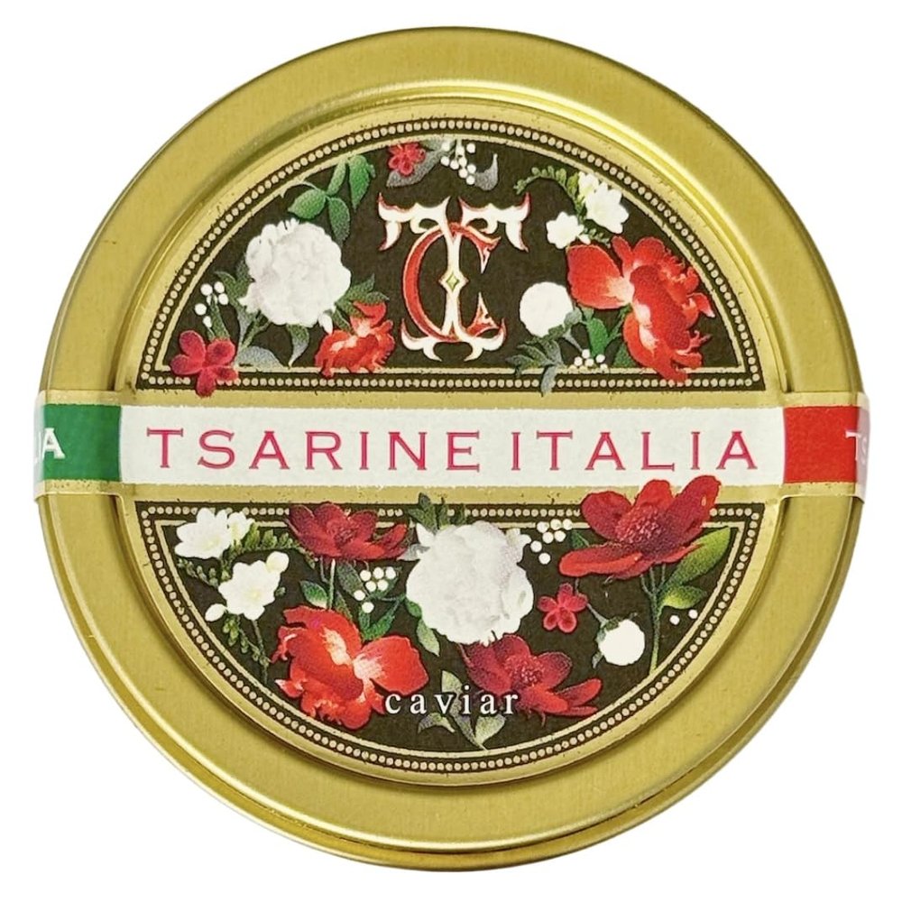 30g Sturgeon Caviar | Black Caviar | Brand - TSARINE ITALIA | TSARINE Caviar (30, Grams)
