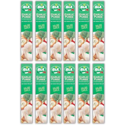 12x90g Gia Garlic Puree Paste