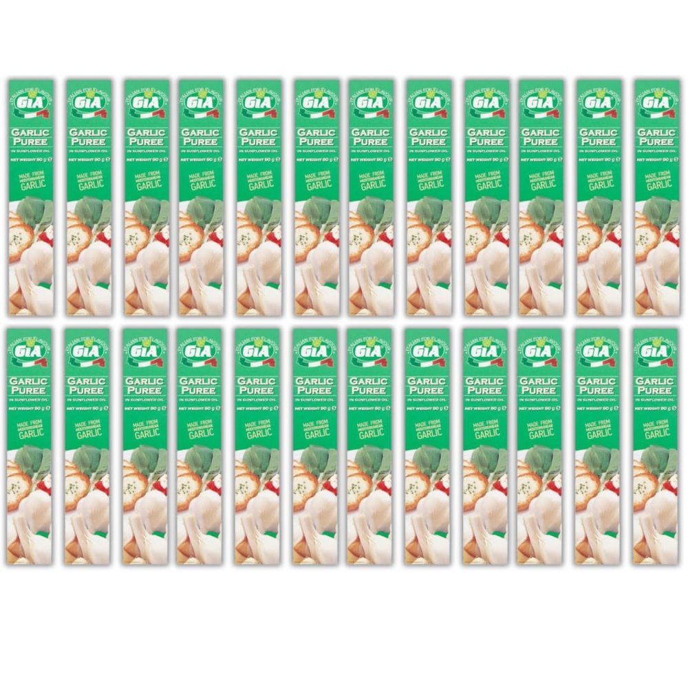 24x90g Gia Garlic Puree Paste