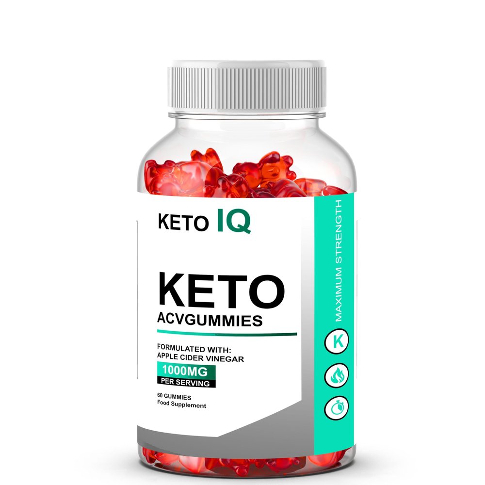 KetoIQ Keto ACV Gummies - All Natural - New & Sealed - Vegan - 60 Gummies - 1 Month Supply