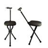 Cane Stool Golf Walking Seats Retractable Lightweight Walking Stick with LED Light for Elderly Outdoor Travel Rest Stool Folding Chair Crutches It's so kind of you Safehappy view 2