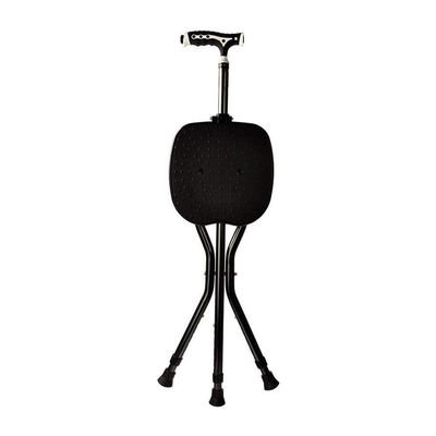 Cane Stool Golf Walking Seats Retractable Lightweight Walking Stick with LED Light for Elderly Outdoor Travel Rest Stool Folding Chair Crutches It's so kind of you Safehappy