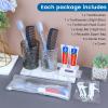5 Sets of Personal Hygiene Kit, Disposable Toothbrushes with Toothpaste, Floss, Comb, Soap and Cover, Toiletry Kit for Homeless in Block view 2
