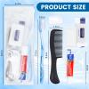 5 Sets of Personal Hygiene Kit, Disposable Toothbrushes with Toothpaste, Floss, Comb, Soap and Cover, Toiletry Kit for Homeless in Block view 3