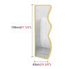 YXFAZPP Urinal Partition Hotel Public Toilet Urinal Divider with Translucent Glass, Shopping Malls Urinal Partition for Privacy Protection, Men's Waterproof Urinal Screen (Gold 3PCS) view 2