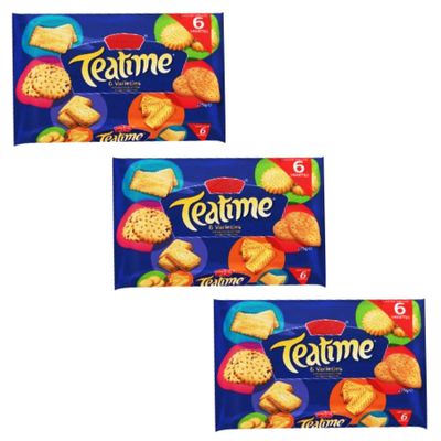 Assorted Traditional British Biscuit Selection Bundle - with a Classic Teatime Variety Pack (Set of 3 x 275g)