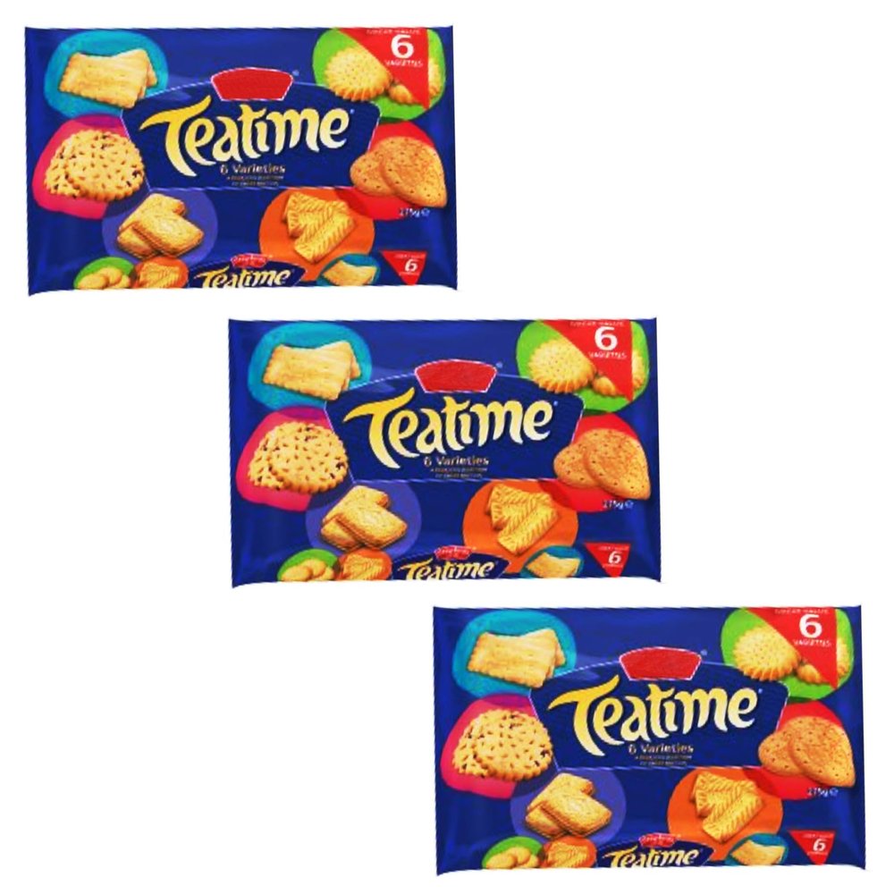 Assorted Traditional British Biscuit Selection Bundle - with a Classic Teatime Variety Pack (Set of 3 x 275g)