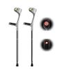 1 Pair of Forearm Crutches,Crutches for Adults,Comfortable Grip,Crutches for Walking,Heavy Duty Non-Slip Rubber Feet,Mobility Aid for Elderly, Seniors & HandicapGrey It's so kind of you Safehappy view 1