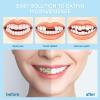 1 Pair Instant Veneers Dentures False Teeth Set Smile Veneers Top and Bottom, Temporary Dentures Silicone Fake Teeth Covers Whitening Artificial for Men and Women view 4