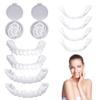 1 Pair Instant Veneer Dentures Upper & Lower Set Fake Tooth Braces, Temporary Dentures False Teeth Veneers - Confident Smile Enhancer for Men and Women Adult view 1