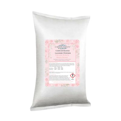 Earth's Scents English Rose & Peony Non-Bio Washing Powder 10KG - Professional Laundry Detergent 200 Washes