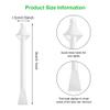 60Pcs Nose Wax Sticks, Nose Waxing Strips, Disposable Nose Hair Removal Sticks, Dual-End Nasal Wax Spatulas Strips, Nose Wax Strips Plastic, Nose Waxing Strips Nostril Cleaning Removal view 2