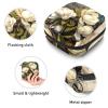 MUOOUM Sanitary Napkin Storage Bag, Giant Magnolias Menstrual Cup Pouch, Portable Sanitary Napkin Pads Storage Bags Feminine Menstruation First Period Bag for Teen Girls Women Ladies view 3