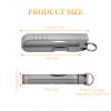 Mini Titanium Tweezers Keychain Tweezers with Belt Clip, EDC Gadgets for Men, Stowable Tweezers Tool for Outdoor Travel Camping Hiking Emergency view 2