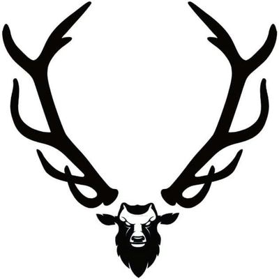 2 PCS Herbal Juice Sticker Black Antler Tattoo Sticker Lower Belly Stomach Cover Scar Sticker