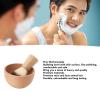 Men's Shaving Kit,Premium Faux Animal Hair Shaving Brush Set, Compact and Portable, Professional Resin Material view 2